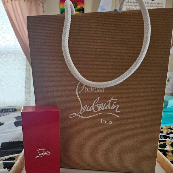 Authentic Christian Louboutin Shopping Bag & Small Box - Picture 1 of 4